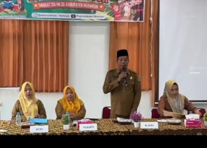 Dinas Arsipus Merangin Pacu Budaya Literasi Anak Lewat Lomba Bertutur Tingkat SD/MI 2026