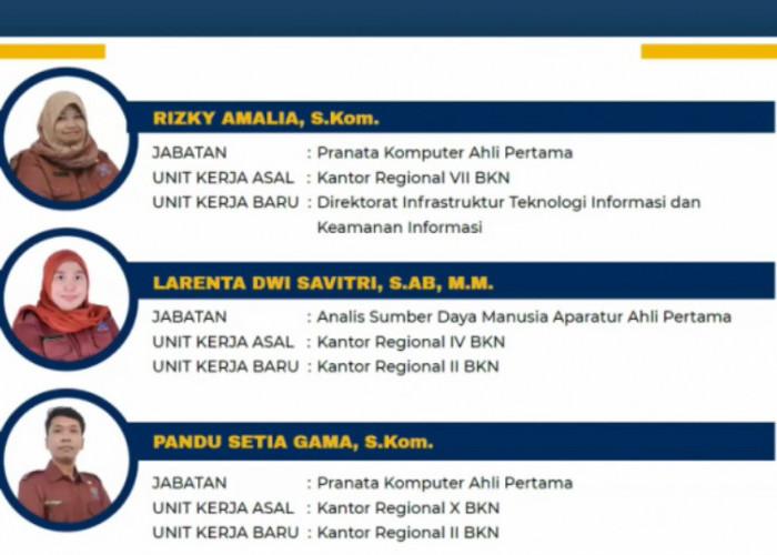 101 Pegawai BKN Rasakan Manfaat Kebijakan Pemindahan Kerja Dekat Domisili dan Keluarga
