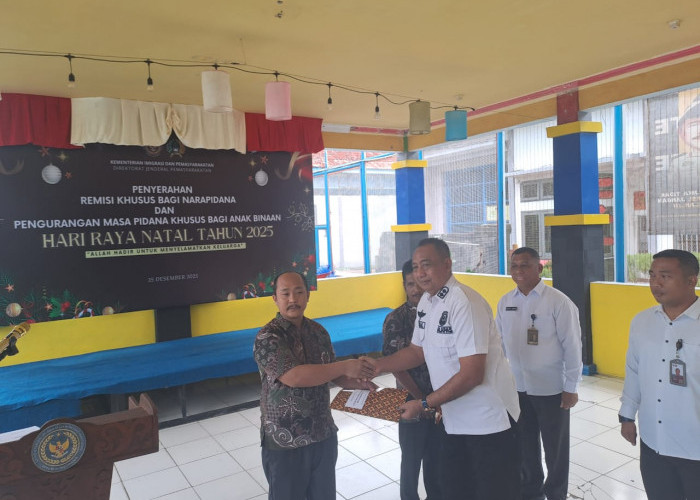 Remisi Khusus Natal, 6 WBP Lapas Sarolangun Terima Pengurangan Masa Pidana