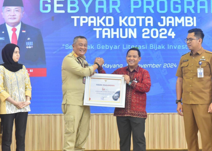 Puncak Kegiatan TPAKD 2024, Pemkot Jambi Gelar Semarak Gebyar Literasi Bijak Investasi