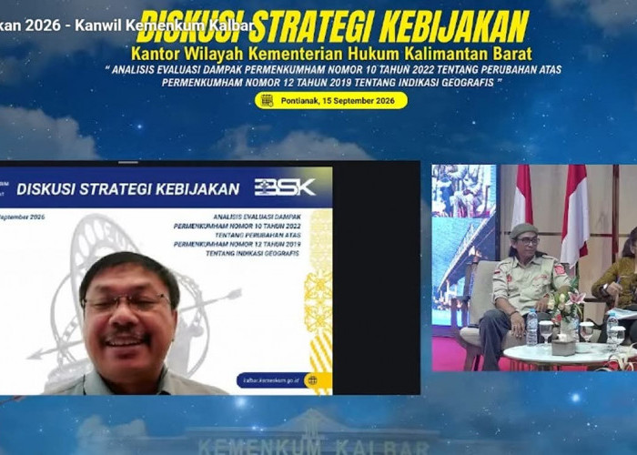 Evaluasi Dampak Kebijakan Indikasi Geografis, Kanwil Kemenkum Jambi Ikuti Diskusi Strategi Kebijakan Kemenkum 
