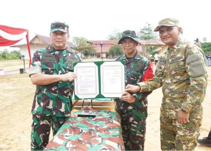Pangdam XX/TIB Tegaskan TMMD Jadi Motor Pembangunan Desa Saat Tutup TMMD Ke-128 di Sarolangun
