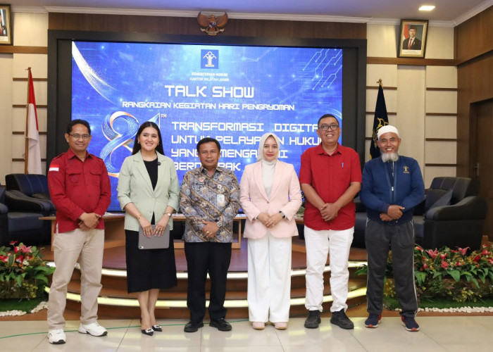 Transformasi Digital Jadi Penguat Layanan Hukum, Kanwil Kemenkum Jambi Gelar Talkshow Hari Pengayoman Ke-81