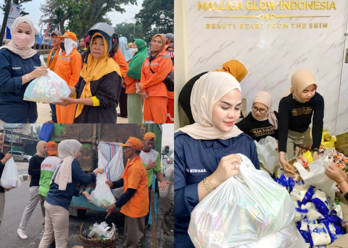 Lagi...!!! Mallica Glow Indonesia Salurkan Ratusan Paket Sembako untuk Masyarakat Kota Jambi