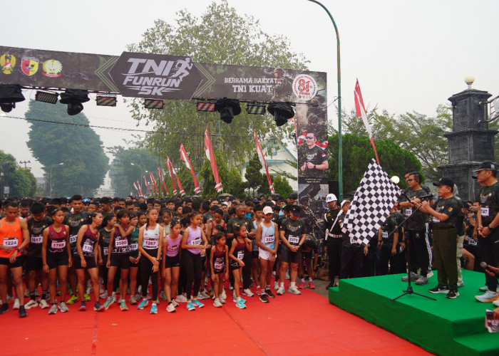 TNI Fun Run 2026 Menggelegar di Jambi, Ribuan Pelari Bersatu Semarakkan HUT ke-81 TNI