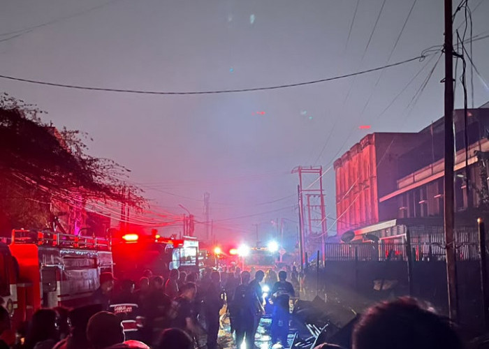 Empat Bedeng di Panca Karya Jambi Timur Terbakar Saat Magrib