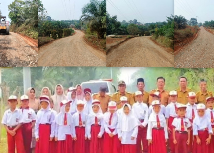 Bupati M Syukur Perbaiki Jalan Terisolasi 5,8 Km, Warga dan Guru Dusun Rantau Palembang Sampaikan Terimakasih
