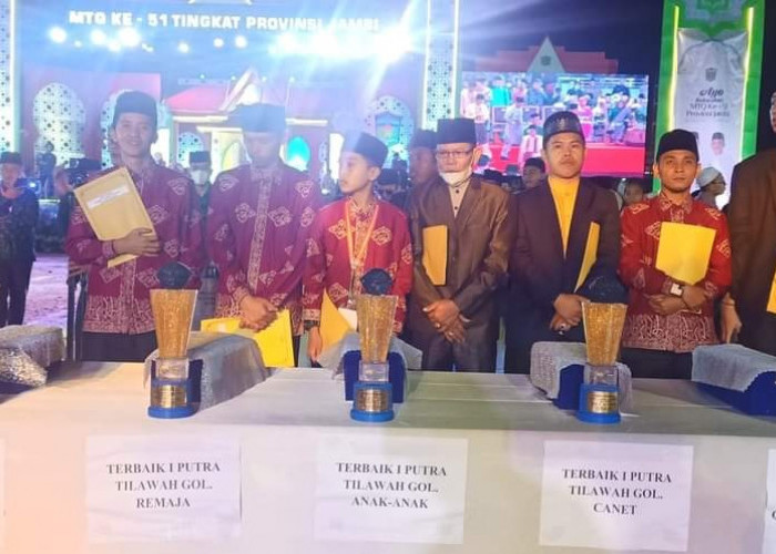 Kota Jambi Juara Umum MTQ Ke-51 Tingkat Provinsi Jambi, Sungai Penuh Naik Peringkat