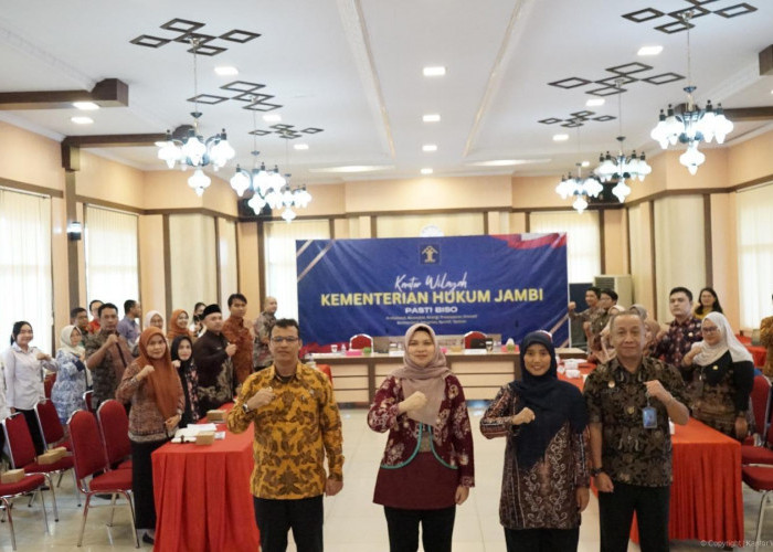 Sosialisasi Penilaian IRH 2026, Kanwil Kemenkum Jambi Perkuat Sinergi dengan Pemda
