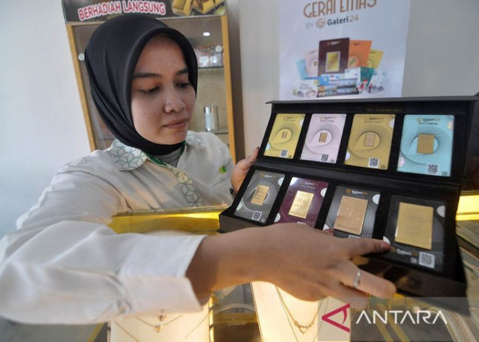 Harga Terbaru Emas Pegadaian, Antam-Galeri24 Turun, UBS Naik Tipis