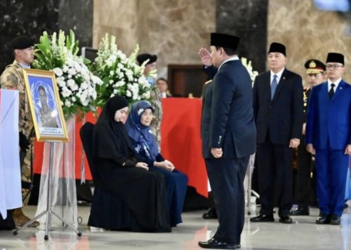 Presiden Beri Penghormatan Terakhir untuk Tiga Pahlawan Perdamaian Gugur di Misi UNIFIL Lebanon