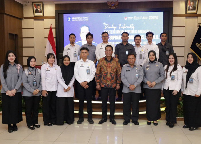 Dialog Interaktif Menteri Hukum RI di Jambi, Perkuat Arah Kebijakan dan Pelayanan Hukum