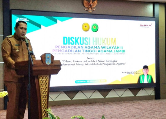 Atasi Masalah Isbat Nikah Bertingkat, Bupati Merangin Buka Diskusi Hukum Wilayah II Jambi