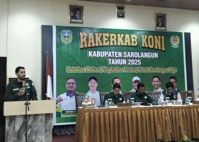 KONI Sarolangun Gelar Rakerkab 2025, Ketua KONI Rumuskan Langkah Terbaik 2026