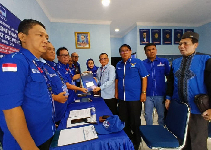 Kantongi 7 Rekomendasi Dukungan, Fauzi Ansori Resmi Mendaftar Sebagai Calon Ketua Demokrat Jambi