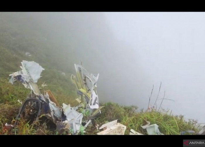 Basarnas Temukan Pesawat ATR 42-500 di Puncak Bukit Bulusaraung