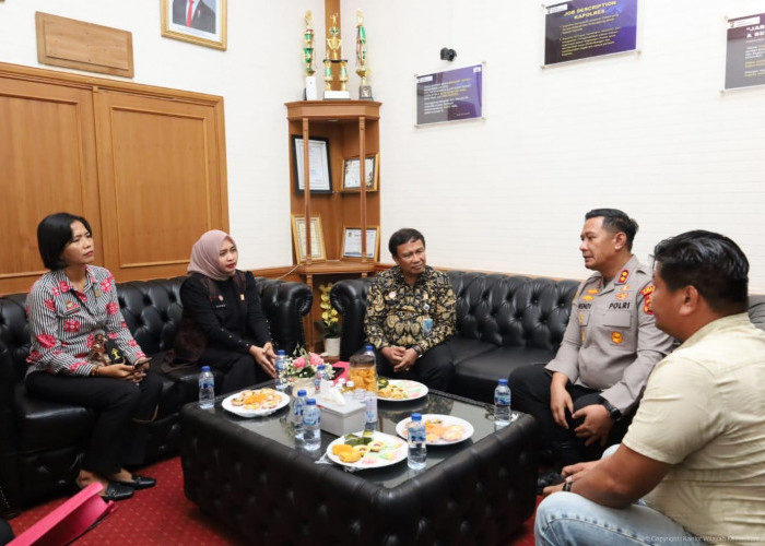 Perkuat Sinergi Penegakan Hukum KI, Kanwil Kemenkum Jambi Lakukan Audiensi dengan Polres Sarolangun