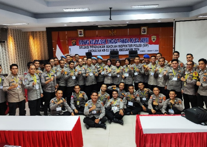 Polda Jambi Umumkan Hasil Sidang Kelulusan Seleksi Sekolah Inspektur Polisi 
