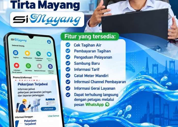Si Mayang Makin Diminati, Layanan Tirta Mayang Kini dalam Genggaman