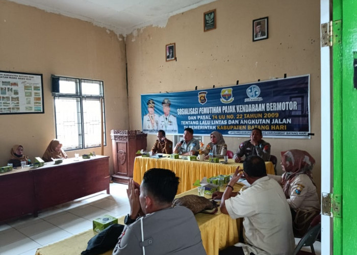 Tim Samsat Batanghari Infokan Diskon Pajak dan SWDKLLJ di Kecamatan Muaro Sebo Ulu