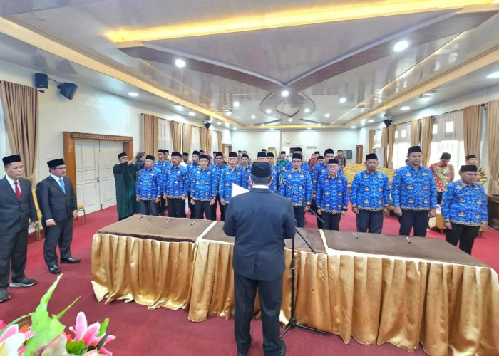 Kakanwil Kemenag Provinsi Jambi Lantik 17 Pejabat Dilingkup Kemenag, Berikut Nama-Namanya