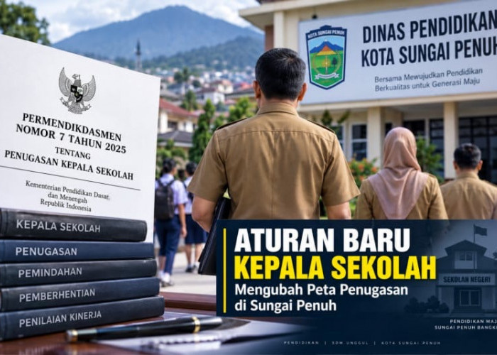 5 Kepala SMPN Sungai Penuh Dicopot, Disdik Lakukan Penataan—Ini Nama Plt Pengganti