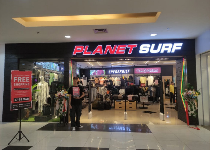 Resmi, Planet Surf Hadir di Lantai 2 Mall Jamtos