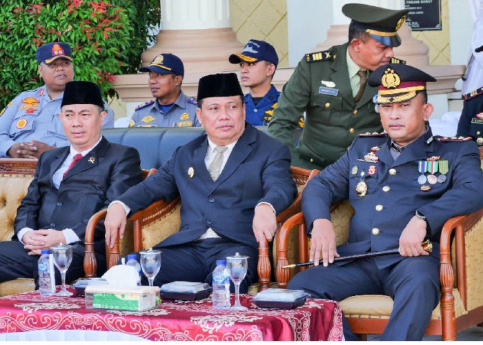 Hadiri Peringatan Hari Bhayangkara ke-80, Wabup Katamso Apresiasi Sinergitas Polres Tanjab Barat