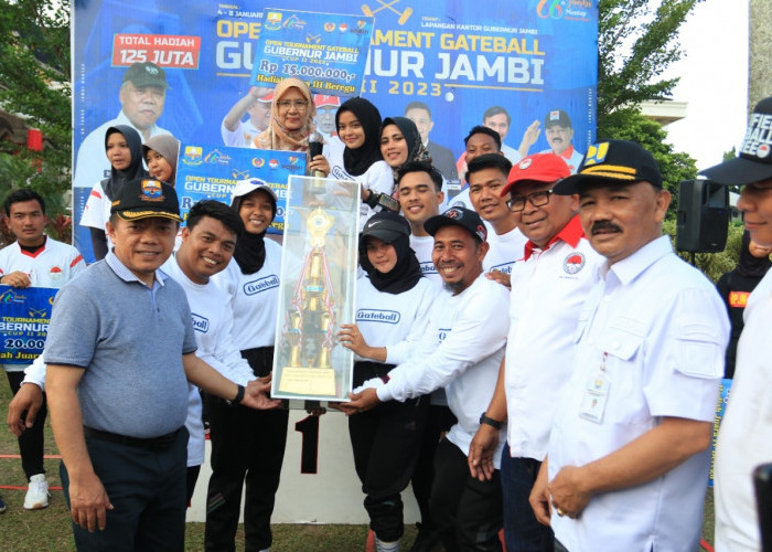 PUGC Sumbar Raih Juara Umum, Rebut Piala Bergilir Open Turnament Gateball Gubernur Jambi Cup II 2023