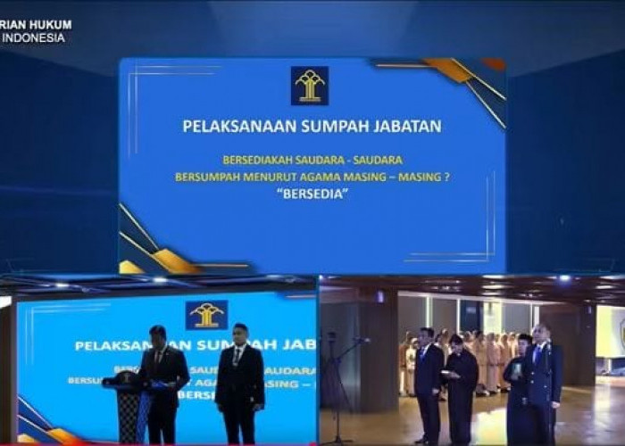 Kakanwil Kemenkum Jambi Ikuti Pelantikan dan Pisah Sambut Pejabat Pimpinan Tinggi Madya