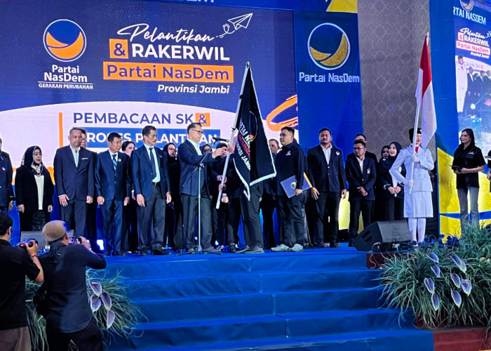 Pengurus NasDem Jambi Resmi Dilantik, DPP Targetkan Tembus Pimpinan DPRD Provinsi 
