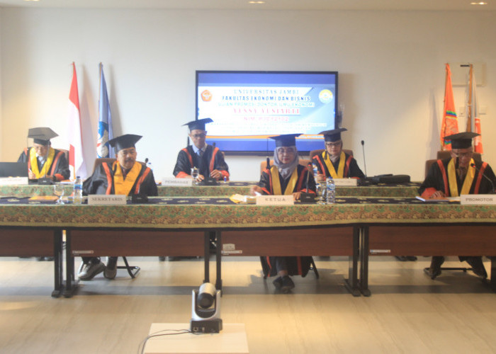 Dosen FEB-UNJA Raih Gelar Doktor Ilmu Ekonomi dengan Nilai A
