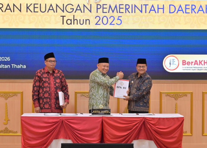Kado HUT Kota Jambi: WTP ke-10, Namun Temuan BPK Tak Bisa 
