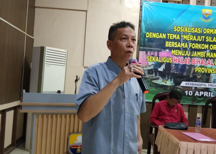 Badan Kesbangpol - Forkom Ormas Perkuat Silahturahmi dan Transparansi Menuju Jambi Mantap 2026