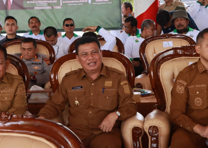 Wabup Katamso Hadiri Pelantikan DPD HKTI dan Wanita Tani Jambi, Wamentan Tegaskan Komitmen Swasembada Pangan