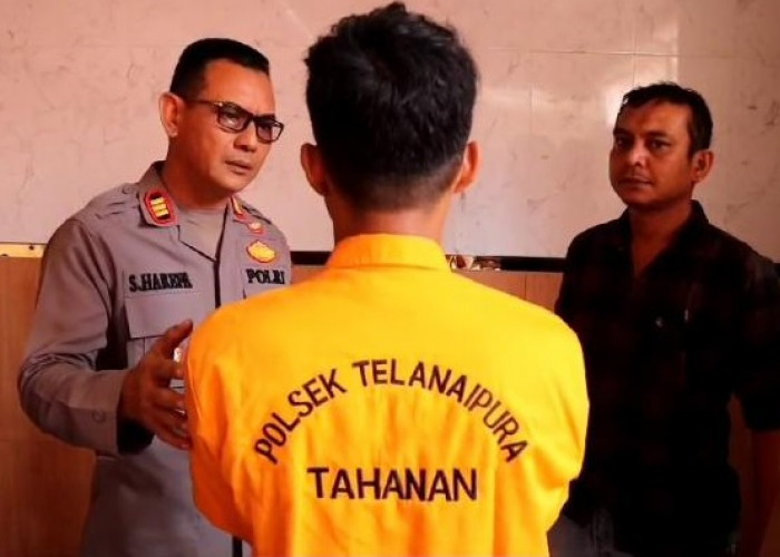 Polisi Ringkus Pelaku Penusukan Didalam Kamar Kost Kawasan Telanaipura