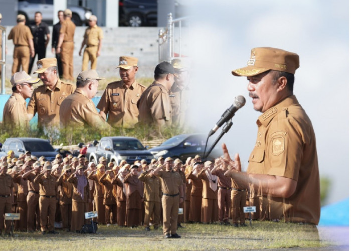 Pimpin Apel Perdana Pasca Idulfitri, Bupati Monadi Tekankan Disiplin & Penyesuaian Kebijakan Pemerintah Pusat