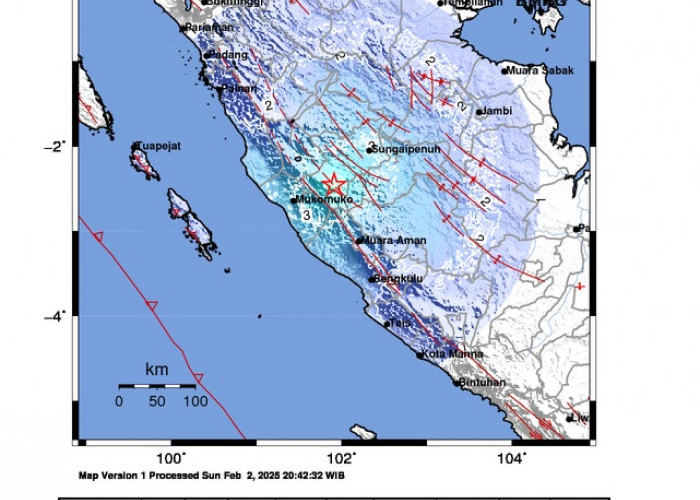 Gempa M 5,0 Guncang Wilayah Merangin, Ini Penjelasan BMKG