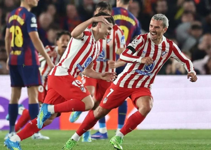 Atletico Madrid Bungkam Barcelona 2-0, Pau Cubarsi Diganjar Kartu Merah