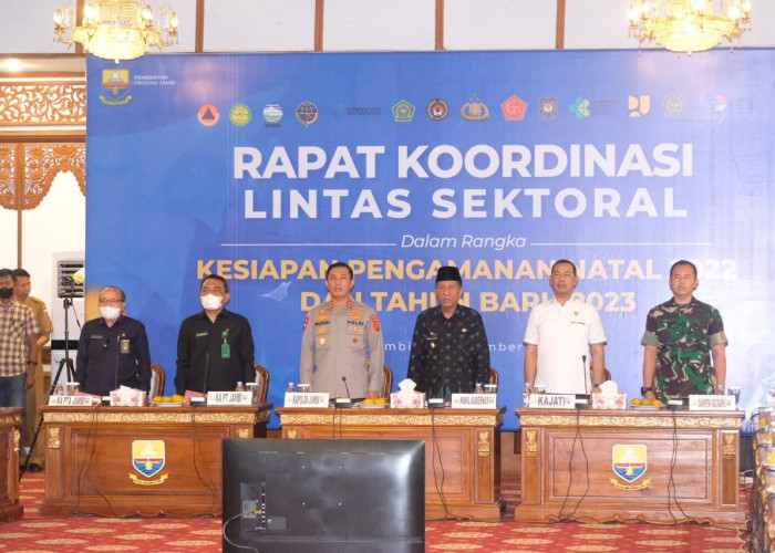 Rakor Lintas Sektoral Jelang Nataru, Kapolda:Pihak Kepolisian Akan Menjamin Keamanan Pada Masyarakat