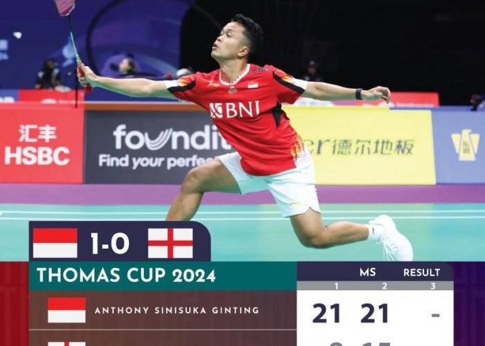 Tim Thomas Indonesia Cukur Inggris 5-0