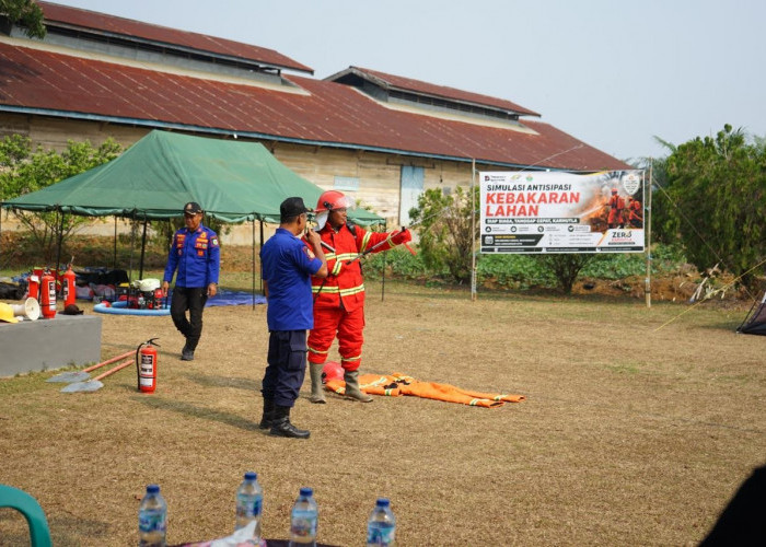 Siaga Hadapi Karhutla, PTPN IV Regional IV dan Damkar Tebo Gelar Simulasi Terpadu