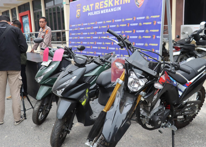 Curi Dua Motor Pakai Kunci T, Pria di Merangin Diciduk Polisi