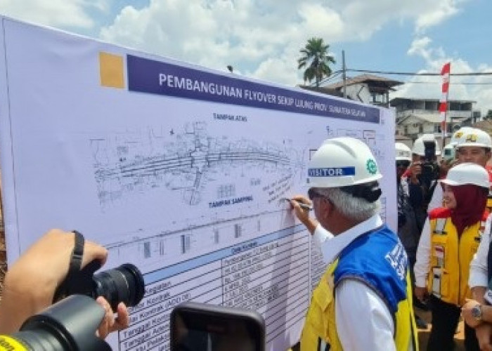  Flyover Sekip Ujung di Palembang Ditargetkan Kelar Februari 2024