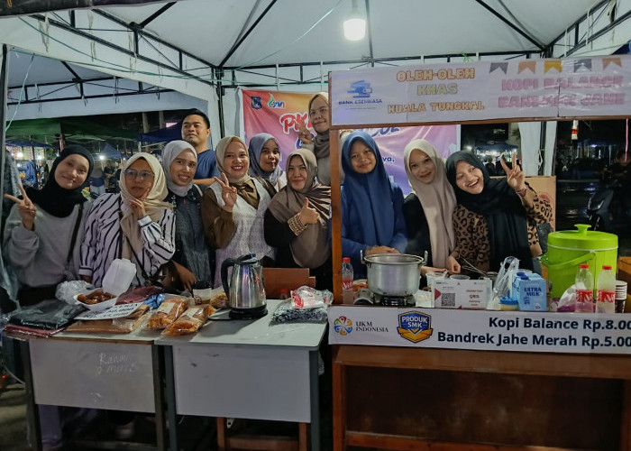 Ajang Promosi Siswa, SMKN 1 Tanjab Barat Jual UMKM Lokal di PKL-UM