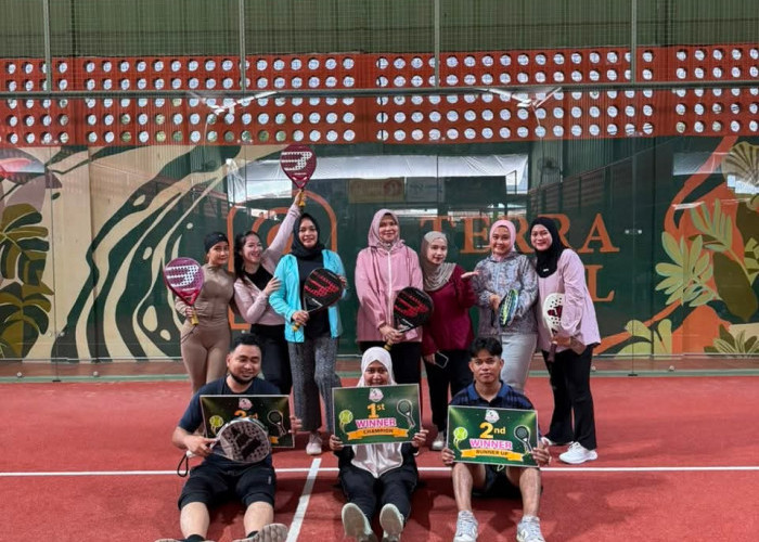 Jaga Kebugaran dan Soliditas, Kanwil Kemenkum Jambi Semarakkan Hari Pengayoman ke 81 Lewat Turnamen Padel
