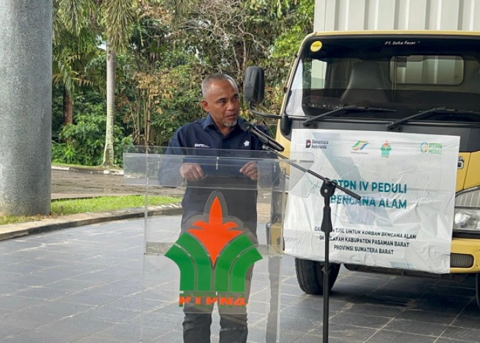 Tanggap Darurat Pasaman Barat 2 Minggu, PTPN IV Regional 4 Salurkan Bantuan