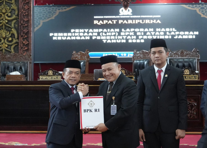 Pemprov Jambi Kembali Raih Opini WTP ke-14