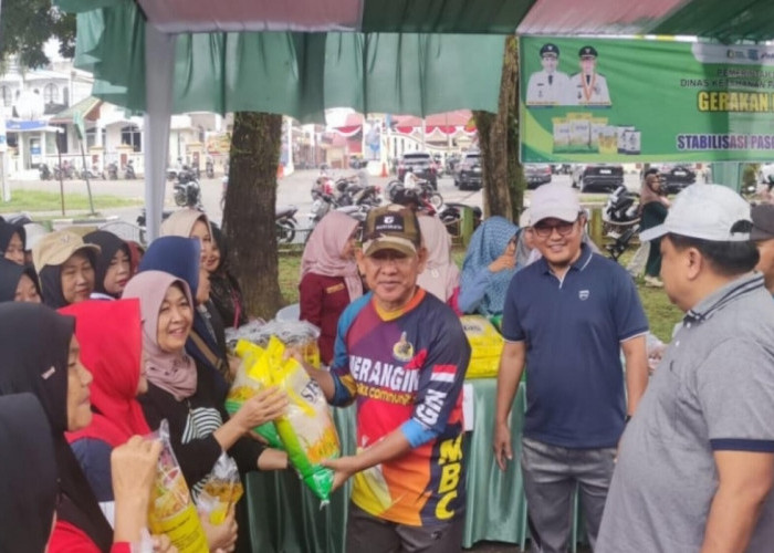 Pasar Sembako Murah di Arena CFD Merangin Jadi Buruan Utama Warga