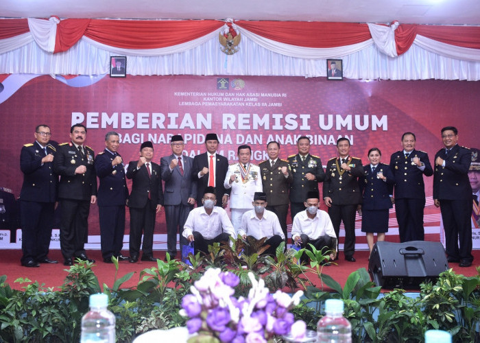 Ribuan Napi Lapas Jambi Mendapat Remisi, 20 Orang Mendapat Remisi Langsung Bebas